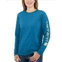 Carhartt® Ladies' LS Sleeve Logo Tee