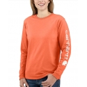 Carhartt® Ladies' LS Sleeve Logo Tee