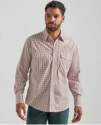 Wrangler® Men's Wrinkle Resistant LS Plaid Snap