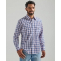 Wrangler® Men's Wrinkle Resistant LS Plaid Snap