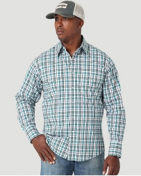 Wrangler® Men's Wrinkle Resistant LS Plaid