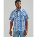 Wrangler® Men's WFS SS Plaid Snap