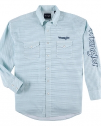 Wrangler® Men's Western Logo LS Shirt