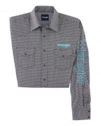 Wrangler® Men's Western Logo LS Shirt