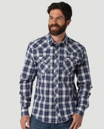 Wrangler Retro® Men's Long Sleeve Plaid Snap