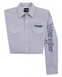 Wrangler® Men's LS Logo Shirt