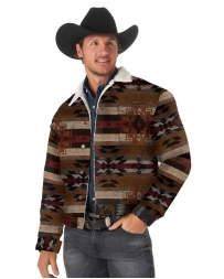 Wrangler® Men's Jaquard Sherpa Lined Jacket