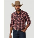 Wrangler® Men's Fashion Snap LS Plaid