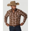 Wrangler® Men's Fashion Snap LS Plaid