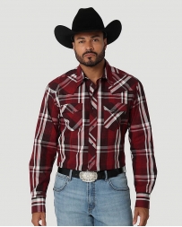 Wrangler® Men's Fashion Snap LS Plaid