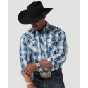 Wrangler® Men's Fashion Snap LS Plaid