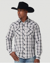 Wrangler® Men's Fashion Snap LS Plaid