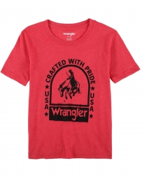 Wrangler® Boys' Short Sleeve Logo Tee