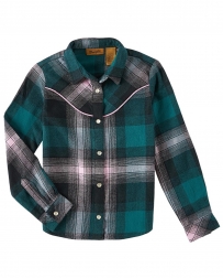 Wrangler® Girls' Western Snap Shirt