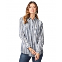 Wrangler® Ladies' Western Boyfriend Fit Shirt