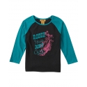 Wrangler® Girls' Rodeo Hair Don't Care LS Tee