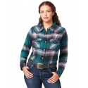 Wrangler® Ladies' Plaid Flannel Shirt