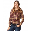 Wrangler® Ladies' Plaid Flannel Shirt