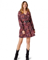 Wrangler® Ladies' Paisley V-Neck Dress