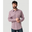 Wrangler® Men's Wrinkle Resistant LS Plaid