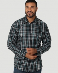 Wrangler® Men's Wrinkle Resistant LS Plaid