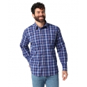 Wrangler® Men's Wrinkle Resistant LS Plaid