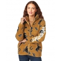 Wrangler® Ladies' Logo Sleeve Sherpa Jacket