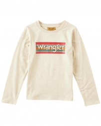 Wrangler® Girls' LS Logo Tee