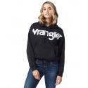 Wrangler Retro® Ladies' Bold Logo Cropped Hoodie