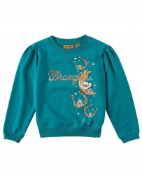 Wrangler® Girls' Horseshoe Logo Sweatshirt