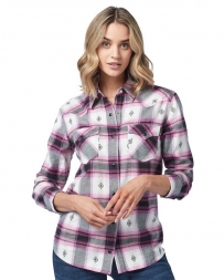 Wrangler® Ladies' Brushed Flannel Shirt