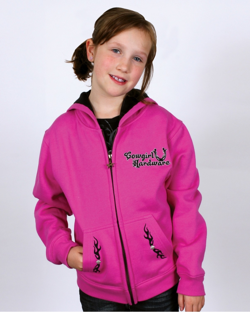 Apparel > Kids > Outerwear > Cowgirl Hardware® Girls' Studded Flame    hardware brands