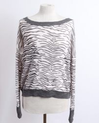 Ladies' Animal Print Sweater