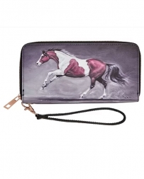 AWST International® Ladies' Lila Paint Horse Wallet