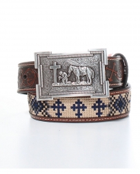 M&F Western Products® Boys' Aztec Embroidery Belt