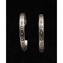 Blazin Roxx® Ladies' Aztec Engraved Hoop Earrings
