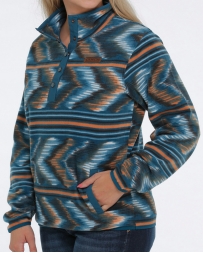 Cinch® Ladies' Aztec Polar Fleece Pullover