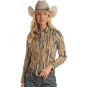 Rock and Roll Cowgirl® Ladies' Aztec Print Performance Shirt