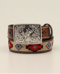 M&F Western Products® Boys' Aztec Stitched Belt