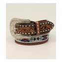 Angel Ranch® Ladies' Beaded Inlay Tooled Belt