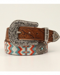 Angel Ranch® Ladies' Beaded Overlay Concho Belt