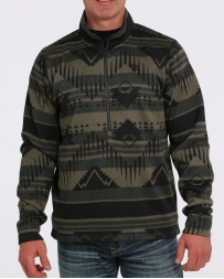 Cinch® Men's 1/4 Zip Aztec Print Sweater