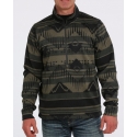 Cinch® Men's 1/4 Zip Aztec Print Sweater