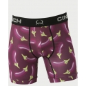 Cinch® Men's 6" Boxer Brief Eggplant