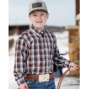 Cinch® Boys' LS Plaid Buttondown Shirt