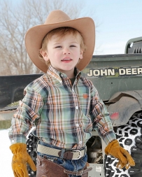 Cinch® Boys' Infant LS Plaid Shirt