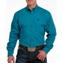 Cinch® Men's Classic Fit LS Solid Teal