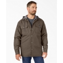 Dickies® Men's Fleece Hooded Duck Shirt Jacket