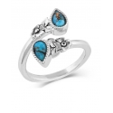 Montana Silversmiths® Ladies' Floral Ancestors Wrap Ring