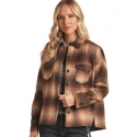Rock and Roll Cowgirl® Ladies' Fringed Plaid Shacket